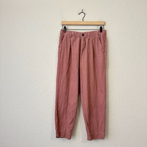 Madewell Pants - MADEWELL Curvy Corduroy Pull-On Mid-Rise Jogger Pants in Faded Mauve